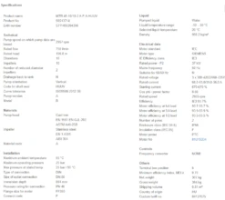 Grundfos MTR 45 10/10-2 A F A HUUV 37kW Stainless Steel Vertical Immersible Pump 415v -Electro Mechenical Shop slcreenshot product selection classic.grundfos.com 2021.01.28 16 08 30