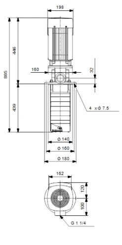 Grundfos MTR 8 10/10 A W A HUUV 3kW Stainless Steel Vertical Immersible Pump 415v -Electro Mechenical Shop smcreenshot product selection classic.grundfos.com 2021.01.23 11 35 58