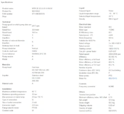 Grundfos MTR 20 3/3 A W A HUUV 4kW Stainless Steel Vertical Immersible Pump 415v -Electro Mechenical Shop smcreenshot product selection classic.grundfos.com 2021.01.26 15 28 56