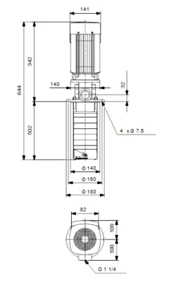 Grundfos MTR 1S 21/21 A W A HUUV 0.75kW Stainless Steel Vertical Immersible Pump 415v -Electro Mechenical Shop sncreenshot product selection classic.grundfos.com 2021.01.19 10 44 03