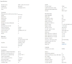 Grundfos MTR 1 5/5 A W A HUUV 0.37kW Stainless Steel Vertical Immersible Pump 415v 7 Grundfos MTR 1 5/5 A W A HUUV 0.37kW Stainless Steel Vertical Immersible Pump 415v -Electro Mechenical Shop sncreenshot product selection classic.grundfos.com 2021.01.20 09 50 21