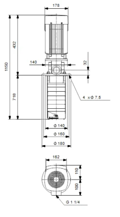 Grundfos MTR 1 33/33 A W A HUUV 2.2kW Stainless Steel Vertical Immersible Pump 415v 6 Grundfos MTR 1 33/33 A W A HUUV 2.2kW Stainless Steel Vertical Immersible Pump 415v -Electro Mechenical Shop sncreenshot product selection classic.grundfos.com 2021.01.20 15 27 22