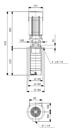 Grundfos MTR 8 2/2-1 A W A HUUV 0.55kW Stainless Steel Vertical Immersible Pump 415v 6 Grundfos MTR 8 2/2-1 A W A HUUV 0.55kW Stainless Steel Vertical Immersible Pump 415v -Electro Mechenical Shop sncreenshot product selection classic.grundfos.com 2021.01.23 08 53 36