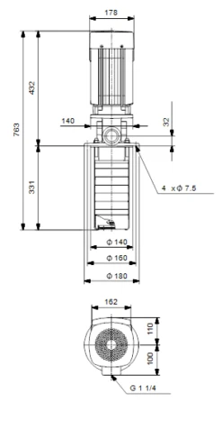 Grundfos MTR 8 6/6 A W A HUUV 2.2kW Stainless Steel Vertical Immersible Pump 415v -Electro Mechenical Shop sncreenshot product selection classic.grundfos.com 2021.01.23 10 30 01