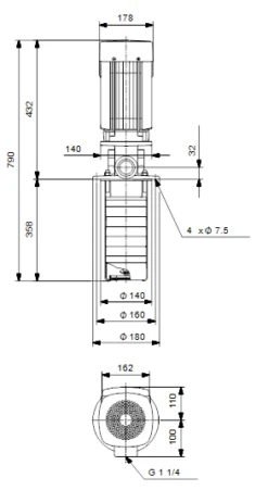 Grundfos MTR 8 7/7 A W A HUUV 2.2kW Stainless Steel Vertical Immersible Pump 415v 6 Grundfos MTR 8 7/7 A W A HUUV 2.2kW Stainless Steel Vertical Immersible Pump 415v -Electro Mechenical Shop sncreenshot product selection classic.grundfos.com 2021.01.23 10 42 37