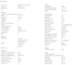 Grundfos MTR 20 2/1 A W A HUUV 1.1kW Stainless Steel Vertical Immersible Pump 415v -Electro Mechenical Shop sncreenshot product selection classic.grundfos.com 2021.01.26 14 53 57