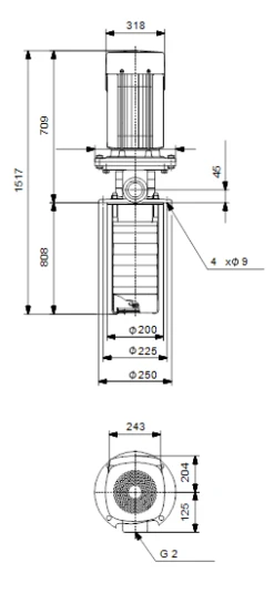 Grundfos MTR 20 16/16 A W A HUUV 18.5kW Stainless Steel Vertical Immersible Pump 415v -Electro Mechenical Shop sncreenshot product selection classic.grundfos.com 2021.01.27 08 05 07