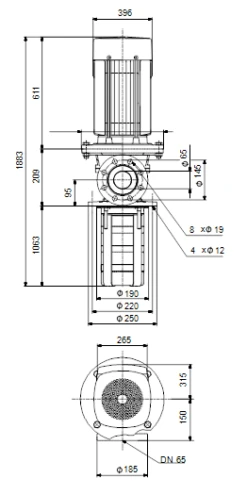 Grundfos MTR 32 14/14 A W A HUUV 30kW Stainless Steel Vertical Immersible Pump 415v -Electro Mechenical Shop sncreenshot product selection classic.grundfos.com 2021.01.28 07 37 48