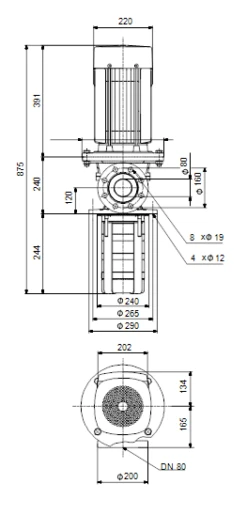 Grundfos MTR 45 2/2-2 A F A HUUV 5.5kW Stainless Steel Vertical Immersible Pump 415v -Electro Mechenical Shop sncreenshot product selection classic.grundfos.com 2021.01.28 10 07 01