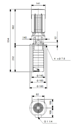 Grundfos MTR 1 6/6 A W A HUUV 0.37kW Stainless Steel Vertical Immersible Pump 415v -Electro Mechenical Shop socreenshot product selection classic.grundfos.com 2021.01.20 10 02 01