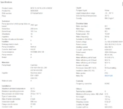 Grundfos MTR 15 16/16 A W A HUUV 15kW Stainless Steel Vertical Immersible Pump 415v -Electro Mechenical Shop sqcreenshot product selection classic.grundfos.com 2021.01.26 11 46 38