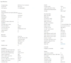 Grundfos MTR 64 7/7 A F A HUUV 45kW Stainless Steel Vertical Immersible Pump 415v -Electro Mechenical Shop sscreenshot product selection classic.grundfos.com 2021.01.30 10 14 38