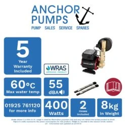 Grundfos Amazon Universal SSN-2.0B (AP053) Brass Single Impeller Heavy Duty Negative Head Shower Pump (x2 Hoses Inc.) 7 Grundfos Amazon Universal SSN-2.0B (AP053) Brass Single Impeller Heavy Duty Negative Head Shower Pump (x2 Hoses Inc.) -Electro Mechenical Shop ssn 2.0 b 96787504 1
