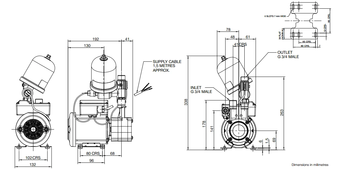 Stuart Turner Showermate U2.6 Bar Universal Single Pump 240Vreplaced With New ShowerMate U2.6 Bar Single (47375) 4 Stuart Turner Showermate U2.6 Bar Universal Single Pump 240Vreplaced With New ShowerMate U2.6 Bar Single (47375) - Image 4
