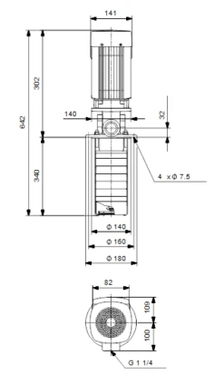 Grundfos MTR 1S 12/12 A W A HUUV 0.37kW Stainless Steel Vertical Immersible Pump 415v -Electro Mechenical Shop svcreenshot product selection classic.grundfos.com 2021.01.19 09 32 53