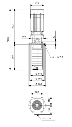 Grundfos MTR 1 30/30 A W A HUUV 1.5kW Stainless Steel Vertical Immersible Pump 415v -Electro Mechenical Shop svcreenshot product selection classic.grundfos.com 2021.01.20 15 14 52