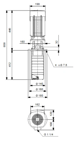 Grundfos MTR 8 9/9 A W A HUUV 3kW Stainless Steel Vertical Immersible Pump 415v -Electro Mechenical Shop svcreenshot product selection classic.grundfos.com 2021.01.23 11 23 33