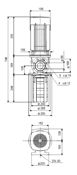Grundfos MTR 45 2/1-1 A F A HUUV 3kW Stainless Steel Vertical Immersible Pump 415v -Electro Mechenical Shop svcreenshot product selection classic.grundfos.com 2021.01.28 09 23 53