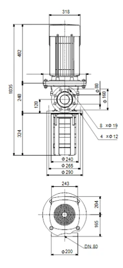 Grundfos MTR 45 3/3 A F A HUUV 11kW Stainless Steel Vertical Immersible Pump 415v -Electro Mechenical Shop svcreenshot product selection classic.grundfos.com 2021.01.28 10 52 19