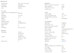 Grundfos SPK 2 3/3 A W A AUUV 0.12kW Stainless Steel Immersible Pump 415v -Electro Mechenical Shop svcreenshot product selection classic.grundfos.com 2021.02.01 15 54 30