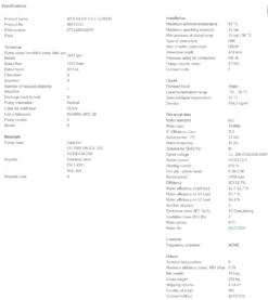 Grundfos MTR 64 4/4-1 A F A HUUV 22kW Stainless Steel Vertical Immersible Pump 415v -Electro Mechenical Shop swcreenshot product selection classic.grundfos.com 2021.01.30 08 51 29