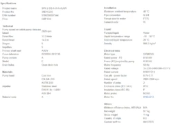 Grundfos SPK 2 5/5 A W A AUUV 0.18kW Stainless Steel Immersible Pump 415v -Electro Mechenical Shop swcreenshot product selection classic.grundfos.com 2021.02.01 16 04 17