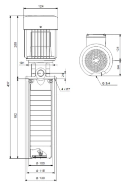 Grundfos SPK 2 3/3 A W A AUUV 0.12kW Stainless Steel Immersible Pump 415v -Electro Mechenical Shop sxcreenshot product selection classic.grundfos.com 2021.02.01 15 54 07