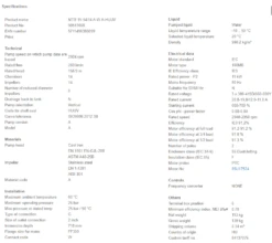 Grundfos MTR 15 14/14 A W A HUUV 11kW Stainless Steel Vertical Immersible Pump 415v -Electro Mechenical Shop sycreenshot product selection classic.grundfos.com 2021.01.26 11 38 04