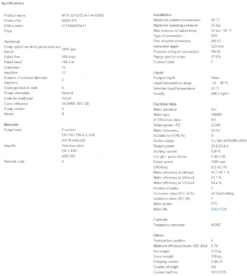 Grundfos MTR 32 12/12 A W A HUUV 22kW Stainless Steel Vertical Immersible Pump 415v -Electro Mechenical Shop sycreenshot product selection classic.grundfos.com 2021.01.27 16 43 29