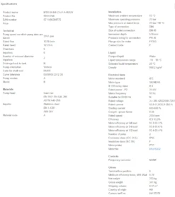 Grundfos MTR 64 6/6-2 A F A HUUV 30kW Stainless Steel Vertical Immersible Pump 415v -Electro Mechenical Shop sycreenshot product selection classic.grundfos.com 2021.01.30 09 40 26