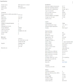 Grundfos MTR 45 5/5 A F A HUUV 18.5kW Stainless Steel Vertical Immersible Pump 415v -Electro Mechenical Shop szcreenshot product selection classic.grundfos.com 2021.01.28 11 50 29