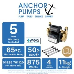 Stuart Turner Monsoon U4.0 Bar Negative Head Twin Booster Pump 240V